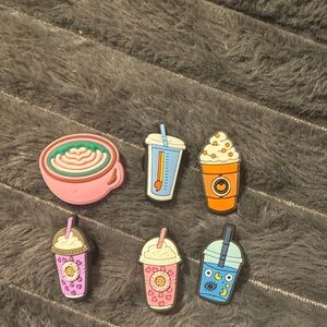 Coffee Lover’s shoe charms